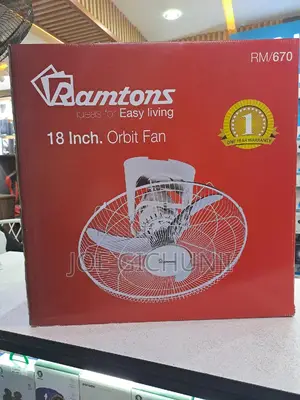 White Orbit Fan- Rm/670