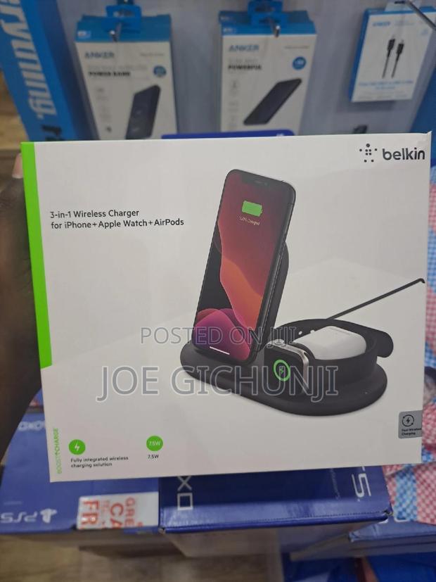 Boostcharge
3-in-1 Wireless Charger for Apple Devices - main view