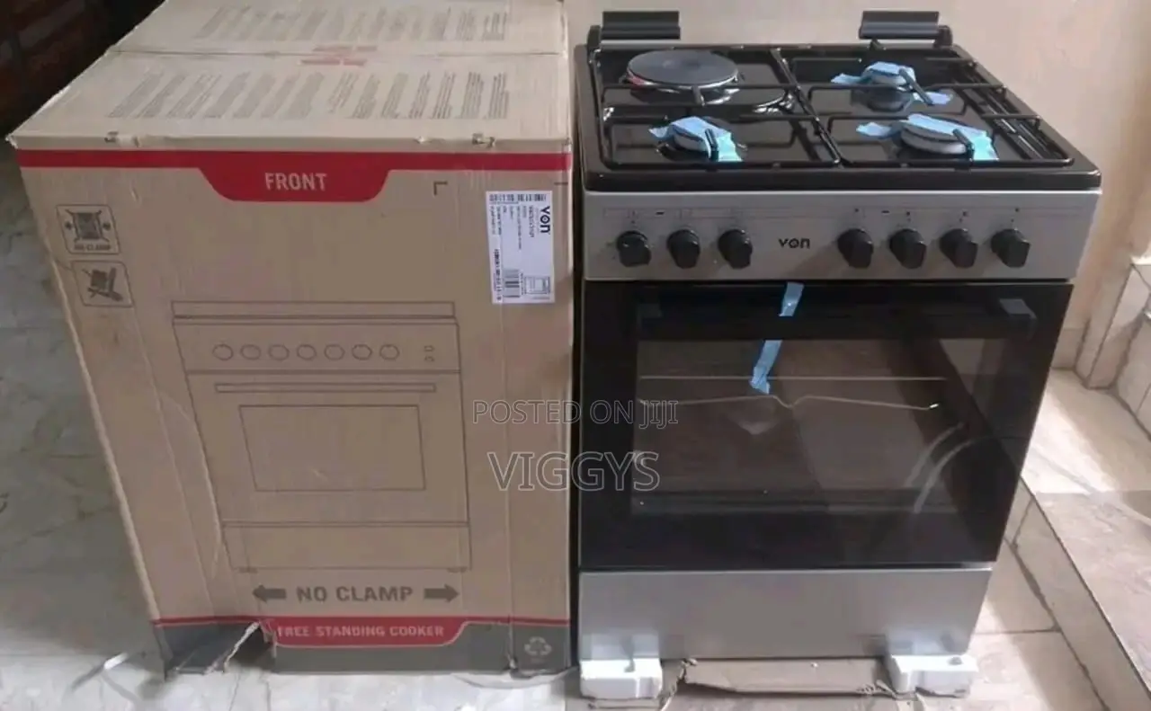 Amazing Von 60 by 60 Standing Cooker 3+1
