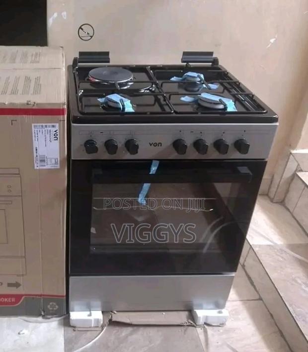 Classic Von 60 by 60 Standing Cooker 3+1