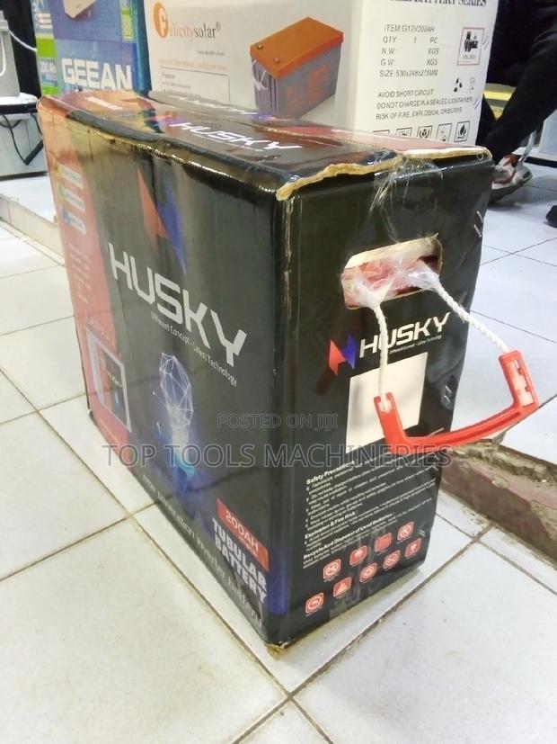 Husky 200ah 12v Tall Tubular Battery - thumbnail 2