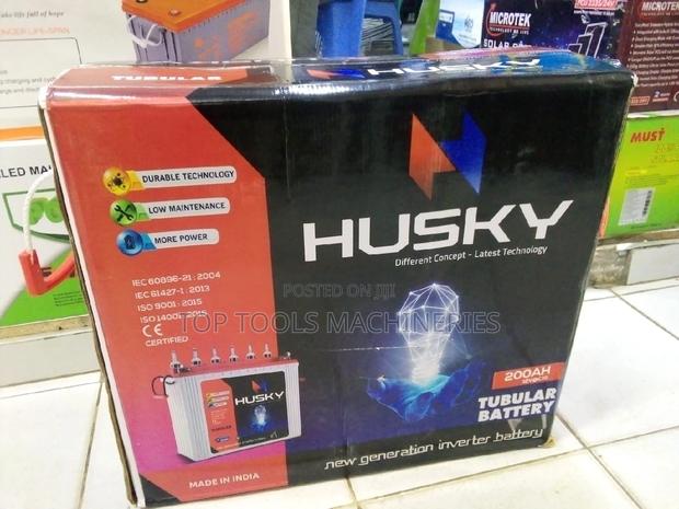 Husky 200ah 12v Tall Tubular Battery - main view