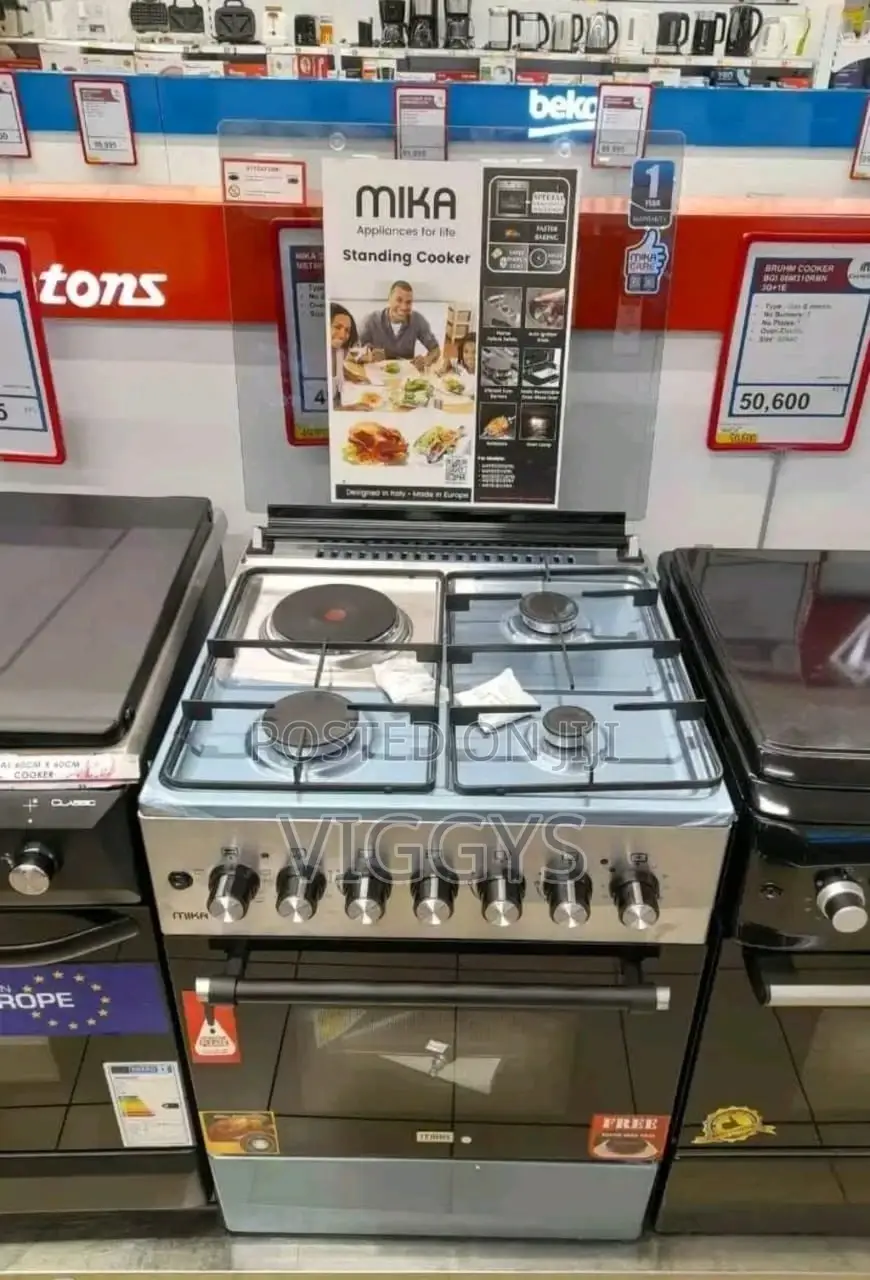 Amazing Mika 3+1 60 by 60 Standing Cooker