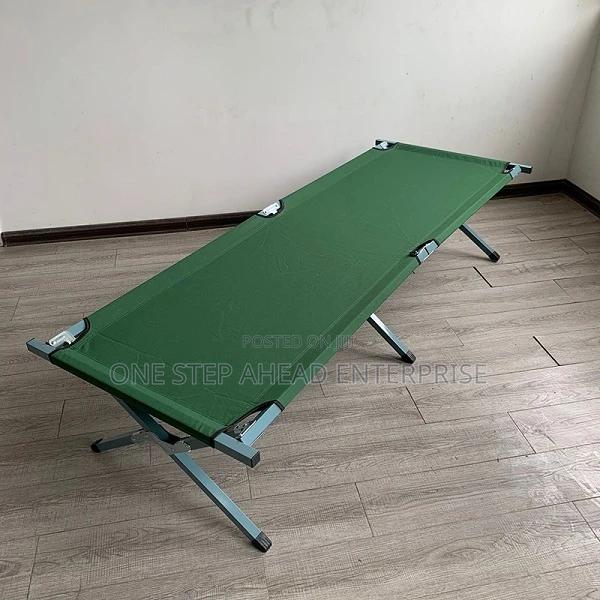 Steel Frame Camping Bed - main view