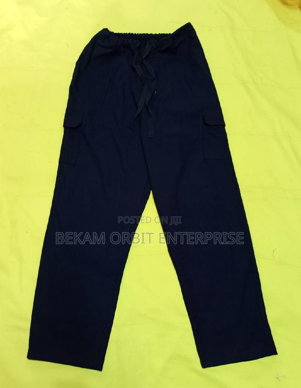 Professional Black Chef Trouser - main view