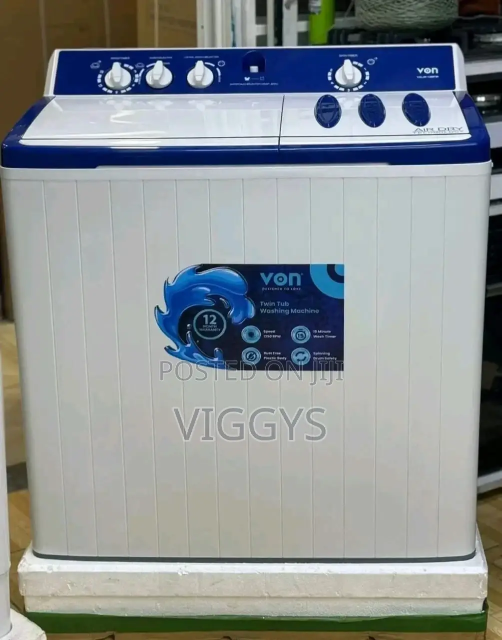 Original Von 12 Kg Washing Machine