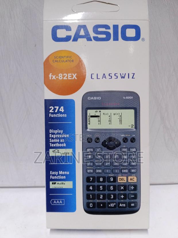 Fx82ex Casio Scientific Calculator, Display as Textbook - main view