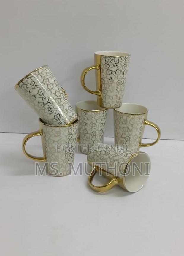 Golden Ceramic Mugs - main view