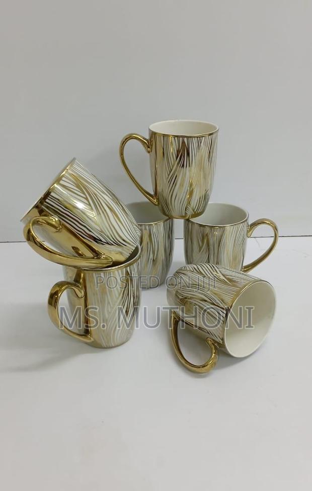 Golden Ceramic Mugs - thumbnail 4