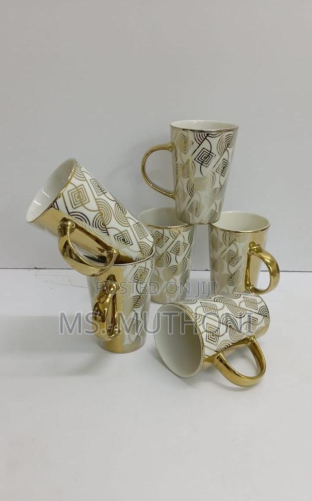Golden Ceramic Mugs - thumbnail 3