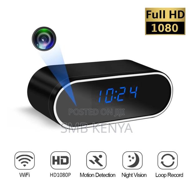Table Clock Spy Camera, Remote Viewing, Footage Recording