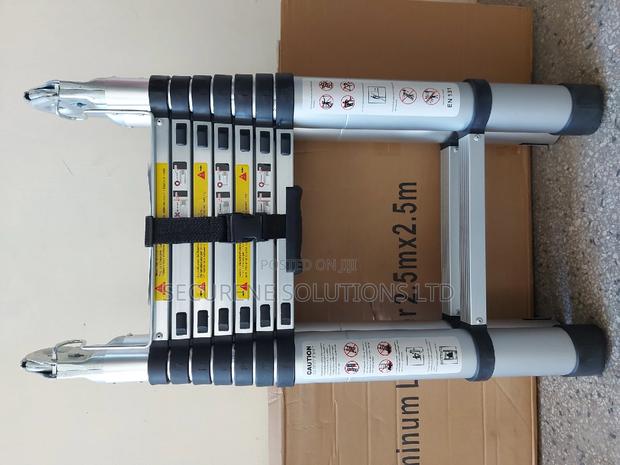 2.5m by 2.5m (5m) Aluminium Double Extension Ladder - thumbnail 3