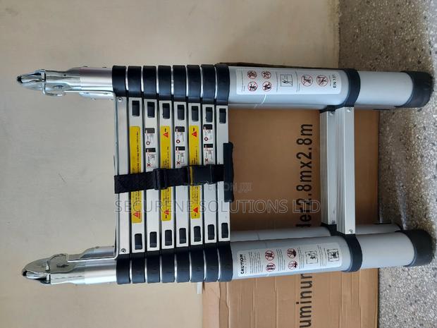 2.8m by 2.8m Aluminium Double Telescopic Ladder - main view
