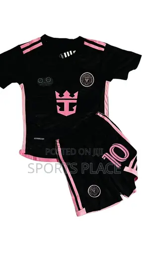 Messi Inter Miami 24/25 Away Kids Jersey