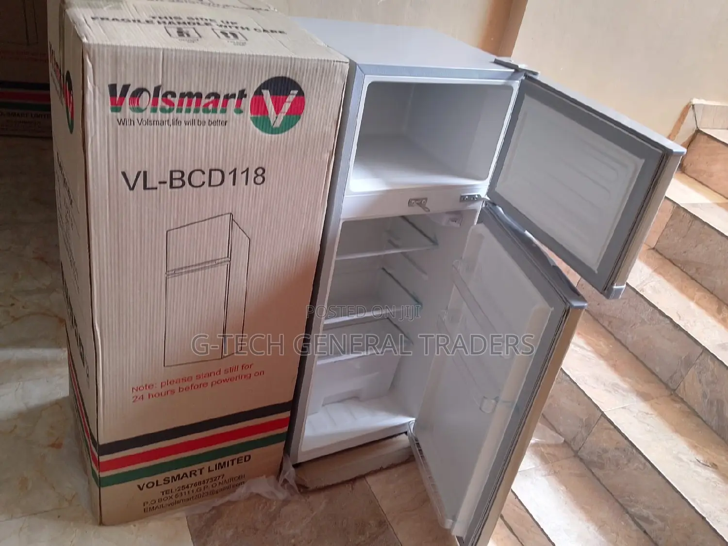 Fridge! Volsmart 118l Double Door Refrigerator