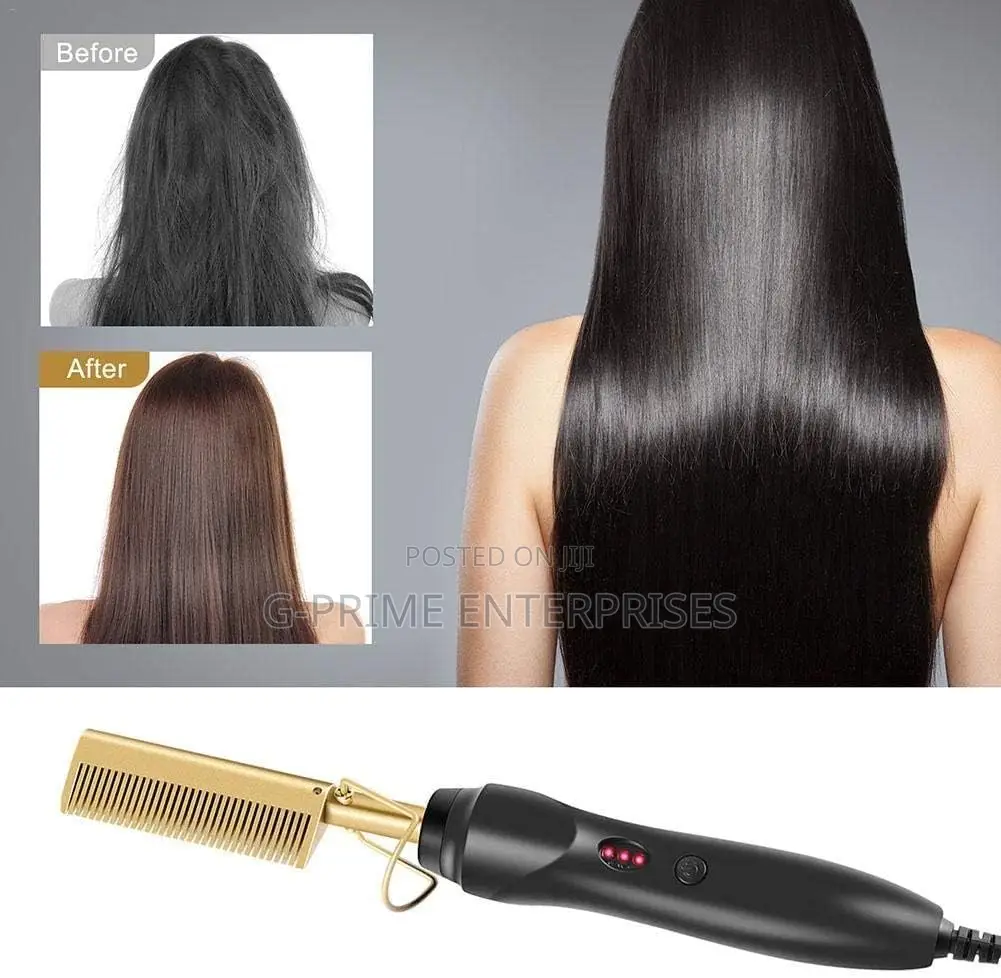 Electric Hot Air Comb Straightener