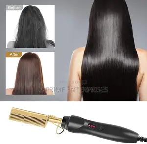 Electric Hot Air Comb Straightener