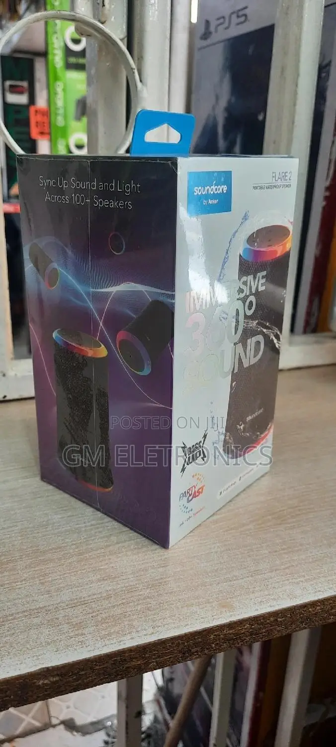 Soundcore Flare 2 – 20w Ipx7 Waterproof Bluetooth Speaker .
