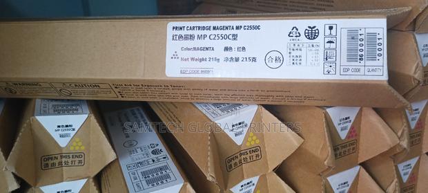 All Coloured Mp C2550 Tonners