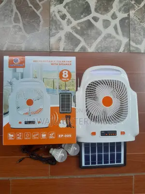 EP-009 Solar Powered Fan With Speaker