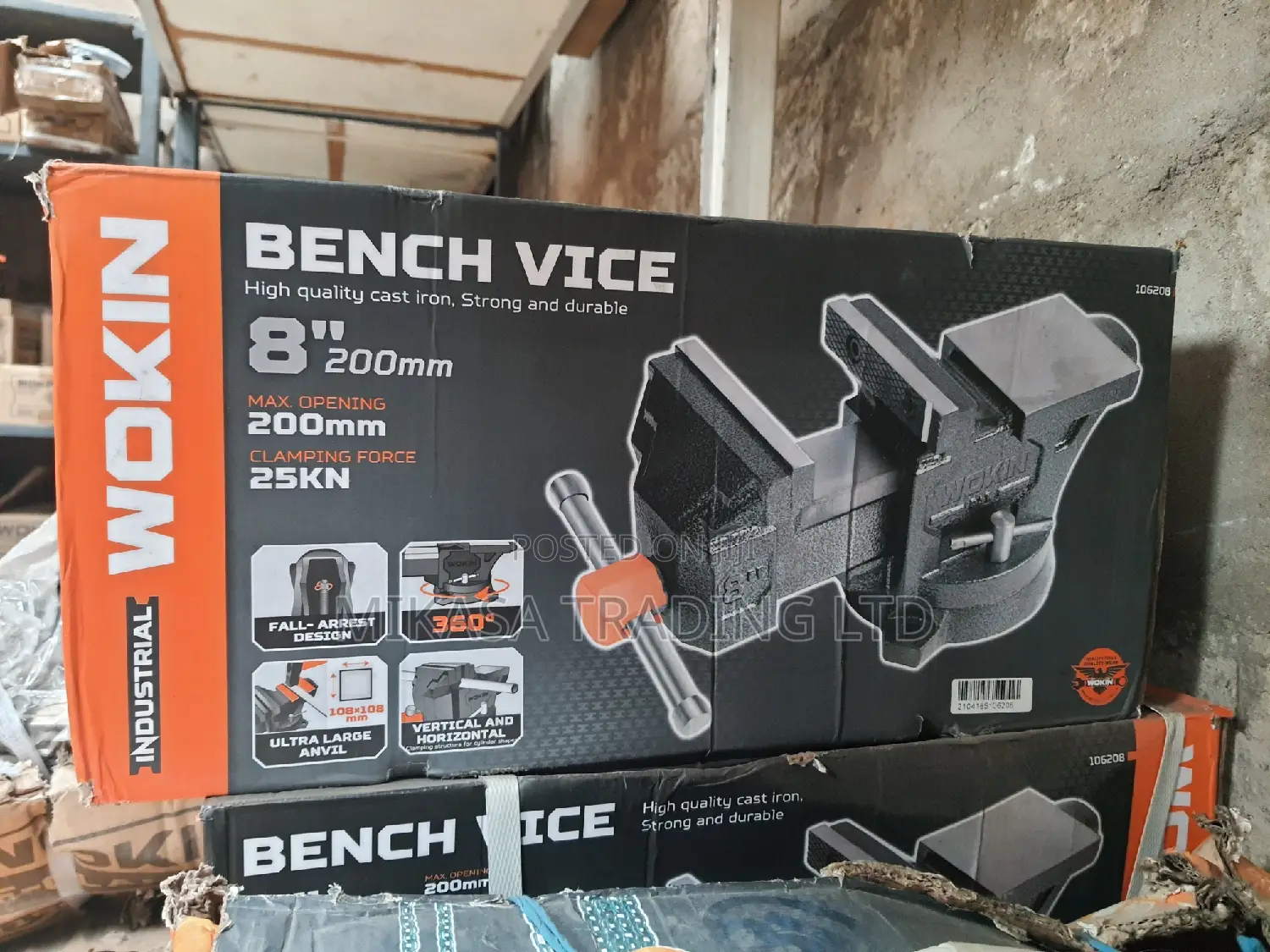 Wokin Bench Vice 8"
