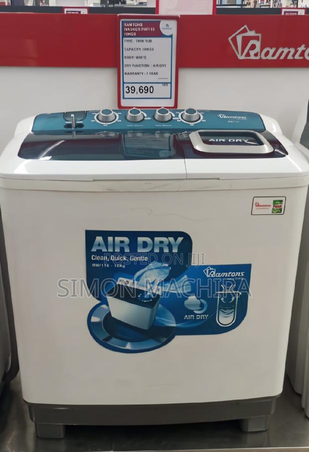 Ramtons 10kgs Twin-tub Washing Machine