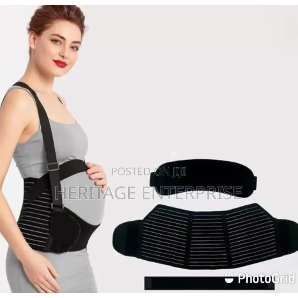 Pregnancy Support Belt/Backbone Fixer Black