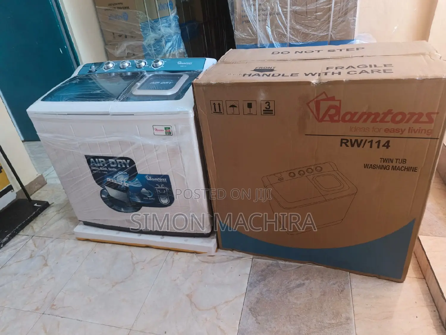 Ramtons 12kg Twin Tub Washing Machine