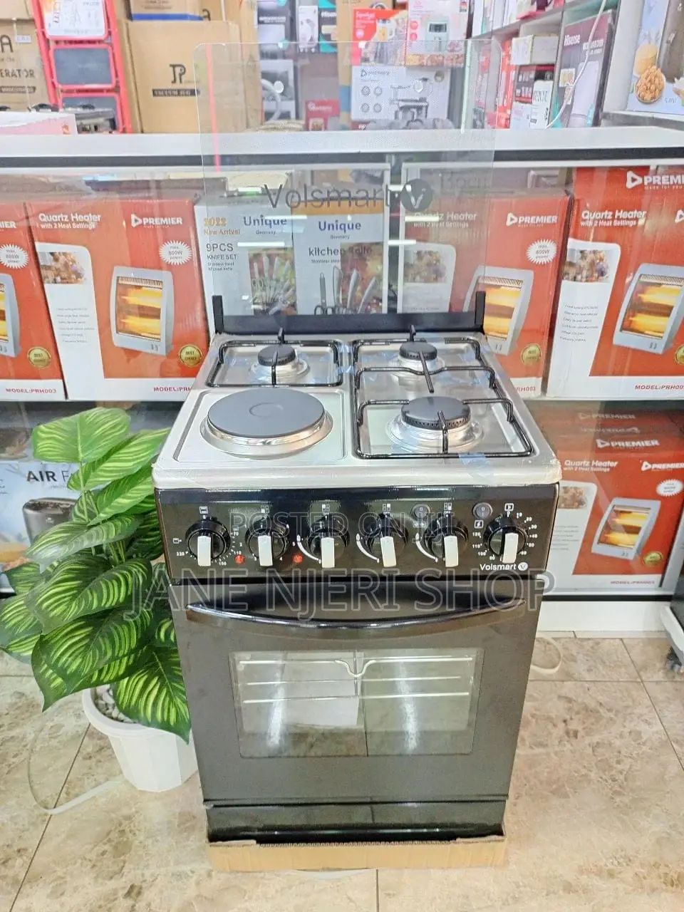 Volsmart 50 by 55 3+1 Standing Cooker