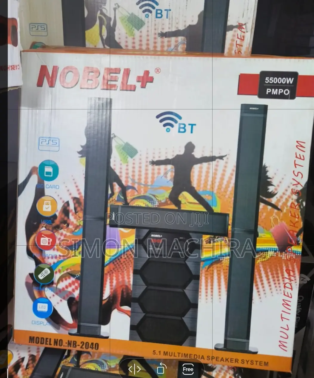 Nobel Tall Boy Home Theatre System