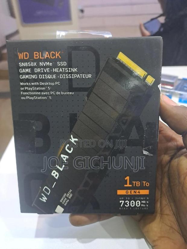 WD Black Sn850 M.2 SSD With Heatsink for Ps5 - 1tb - main view