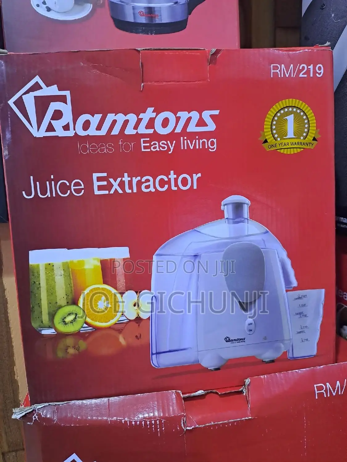 Juice Extractor White- Rm/219