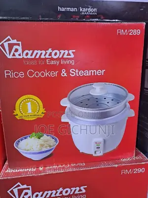 Rice Cooker+Steamer 1.8 Liters White- Rm/289