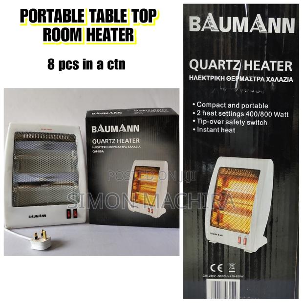 Portable Electric Room Heater. Quartz