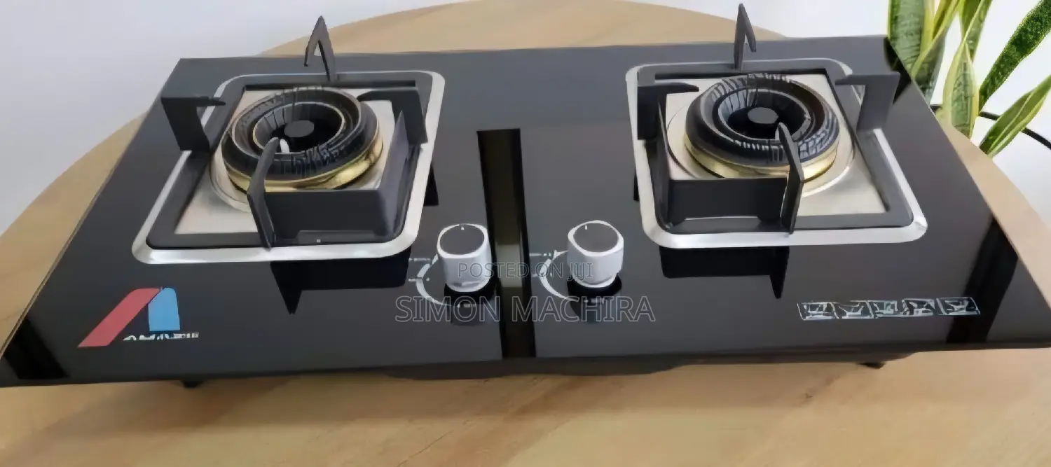 2 Burner Glass Inbuilt Cooker