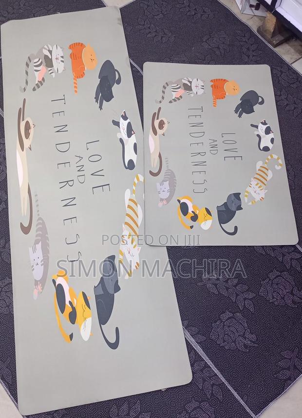 2 Piece Kitchen Rubber Mats.