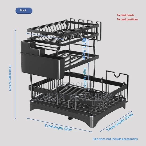 3 Layer Classy Dish Rack. High Quality. - main view