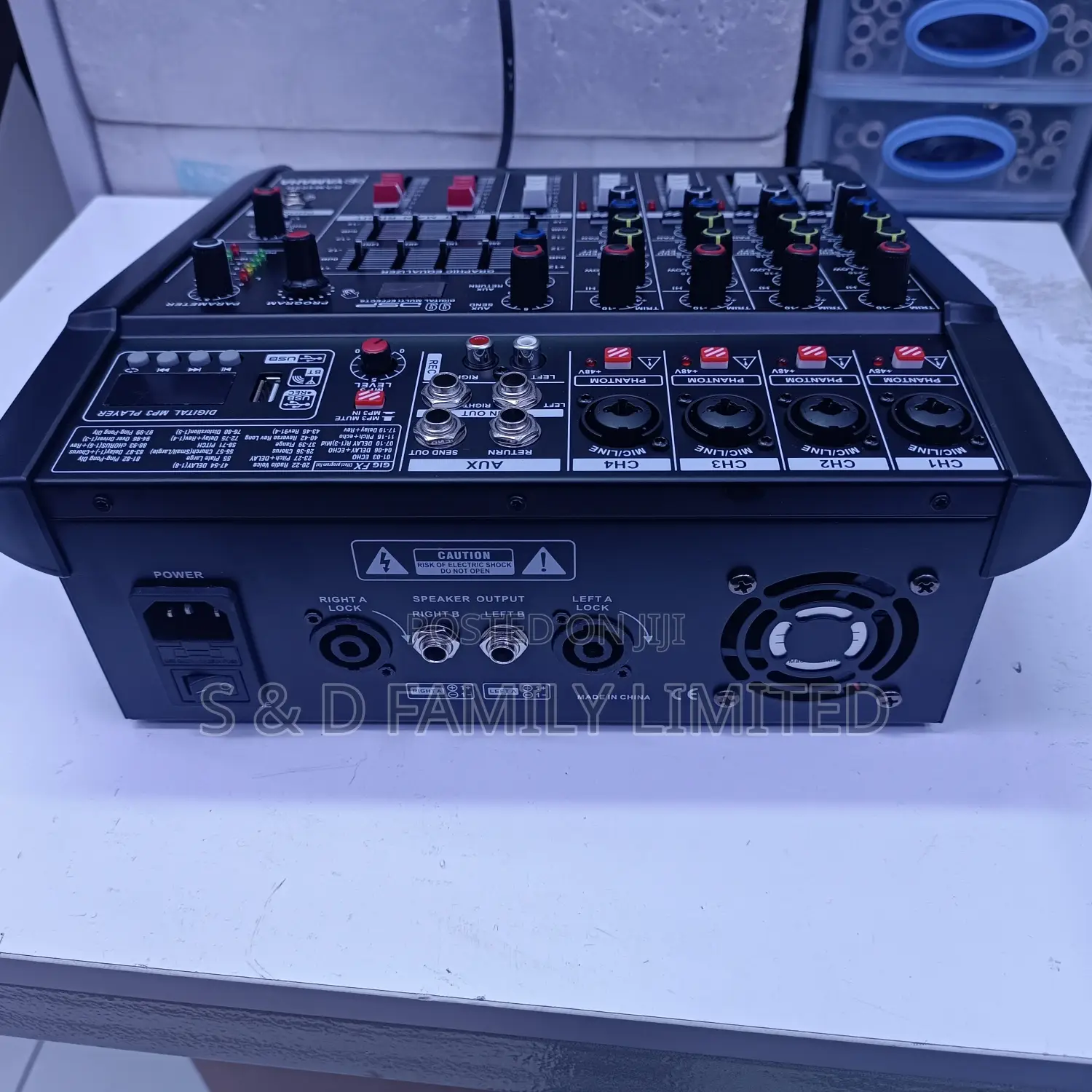 Yamaha 4 Channels Powered Mixer RAM 402 USB