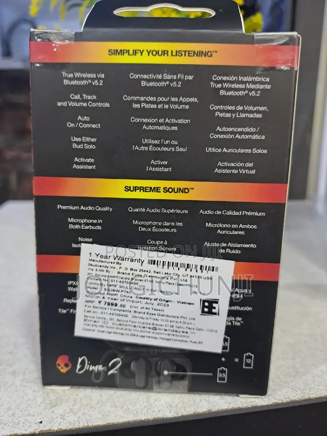 Skullcandy Dime 2 True Wireless Earbuds