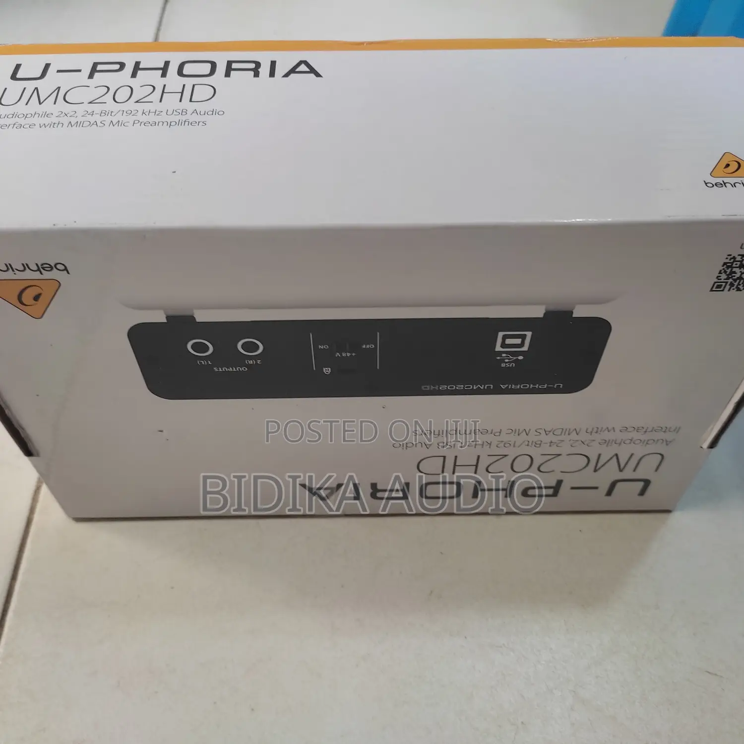 U-Phoria Umc202hd Behringer Soundcard
