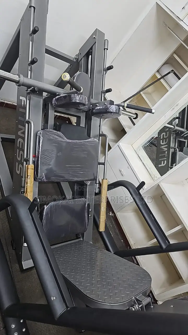 2-in-1 Commercial Leg Press Hack Squat Machine F58
