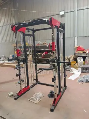 Power Rack With Smith Machine