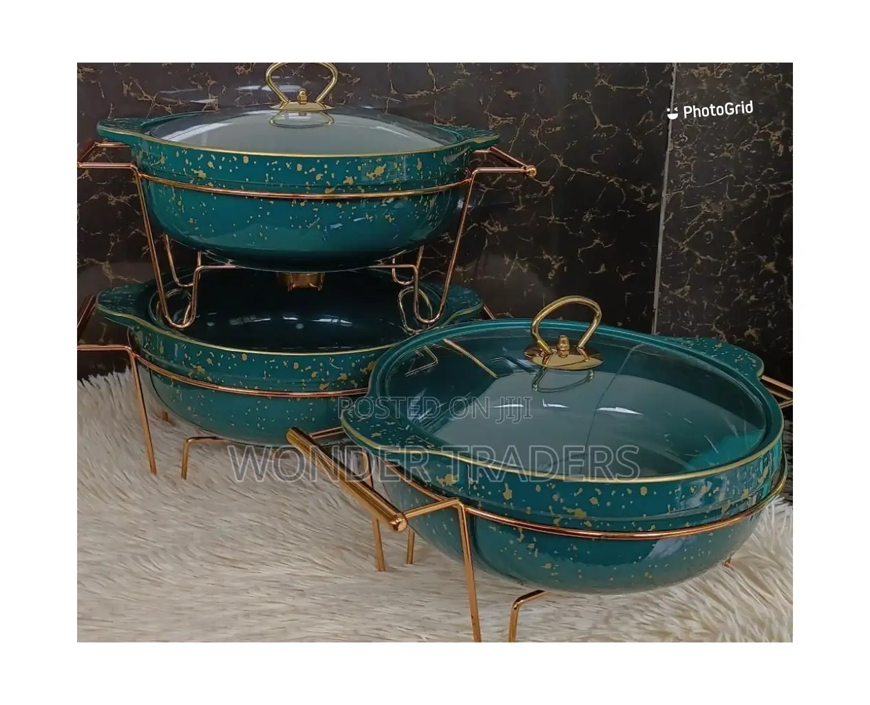 Ceramic Food Warmers/Serving Bowls