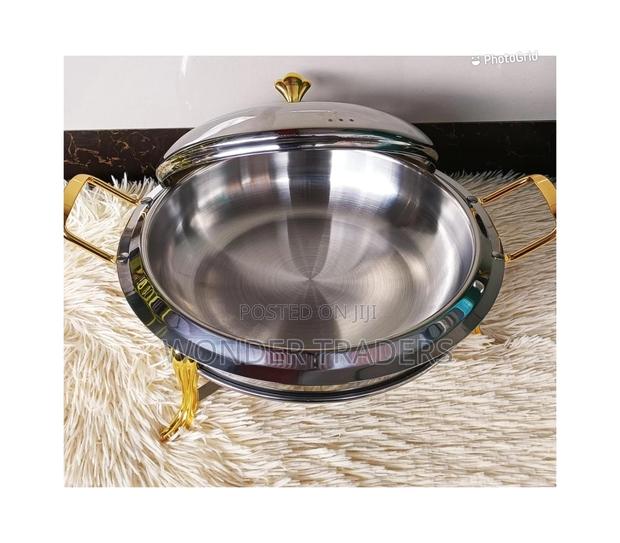 Round Stainless Cheffing Dishes