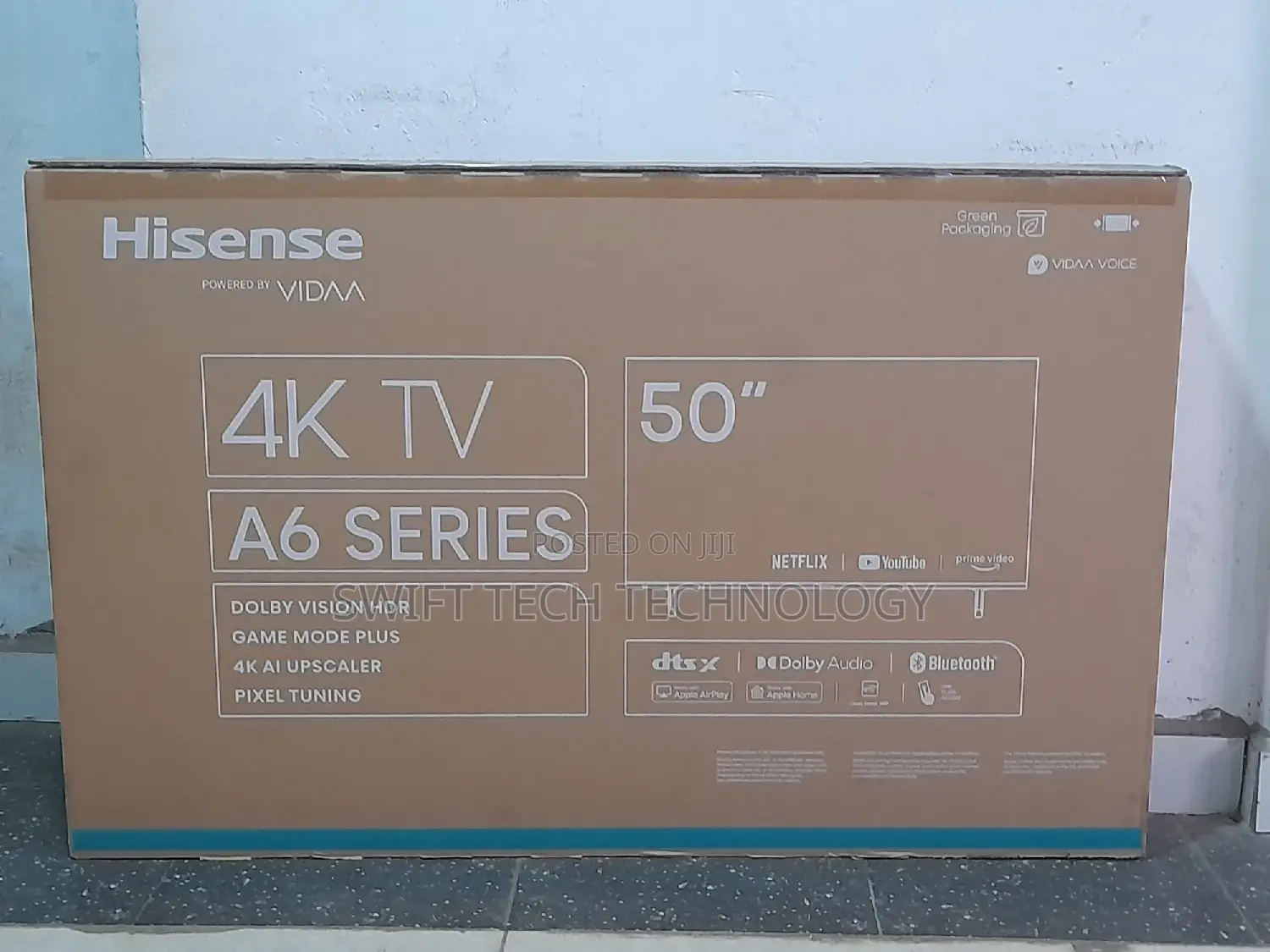 Hisense 50 Vidaa 50 Inches Frameless Smart Vidaa A6series