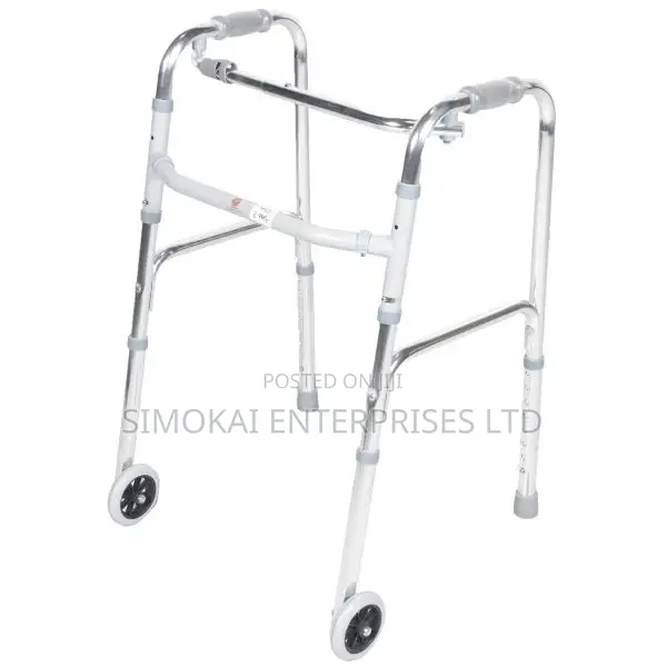 Stainless Steel Walker, Height Adjustable, Foldable Adult