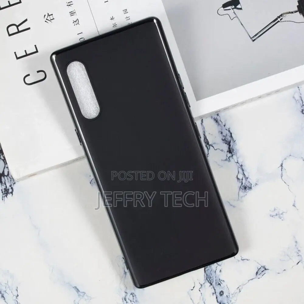 Black TPU Shell Cover for LG VELVET 5G - Silicone Case