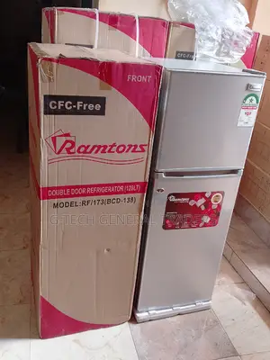 Ramtons Double Door Energy Saver Fridge:128l BCD-138