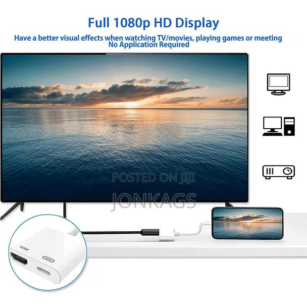 Apple Lighting to Hdmi + Apple Lighting Port Adapter - thumbnail 7