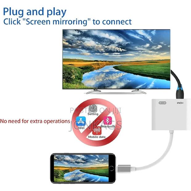 Apple Lighting to Hdmi + Apple Lighting Port Adapter - thumbnail 10